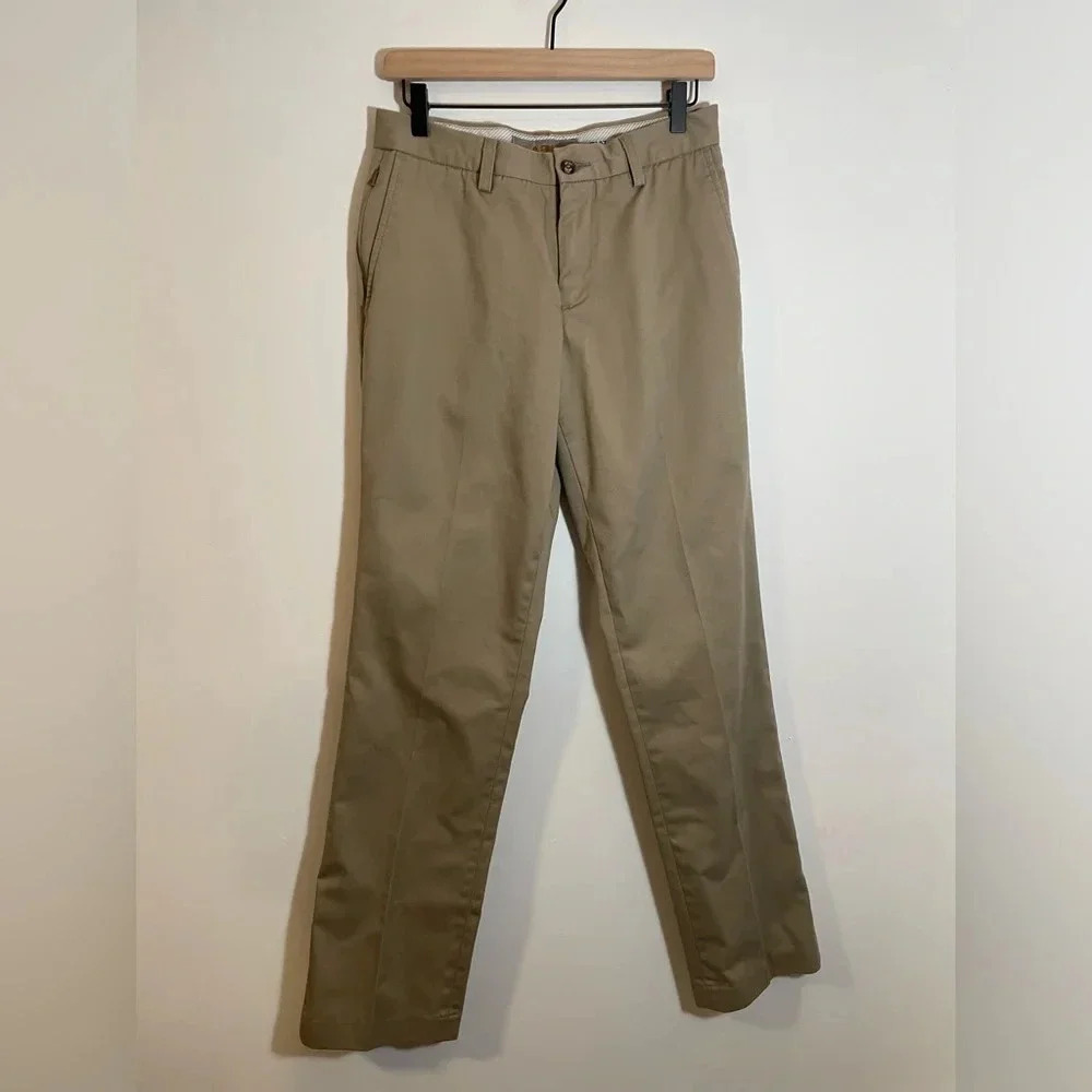 Ariat Performance Khakis Mens 29x36 Sand Cotton Twill Casual Work Wear Pants Euc